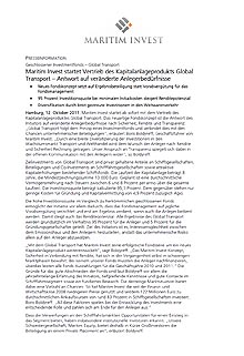 Global Transport Pressemitteilung